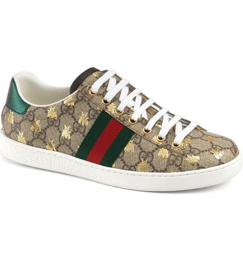 gucci sneakers with bee|gucci bee sneakers women's.